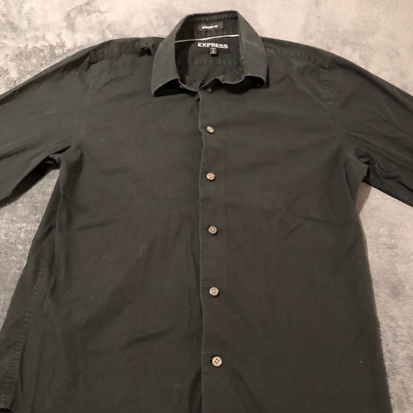 {x2 HP🎉} Men’s * Express Black Long sleeve Button Down - Picture 3 of 7
